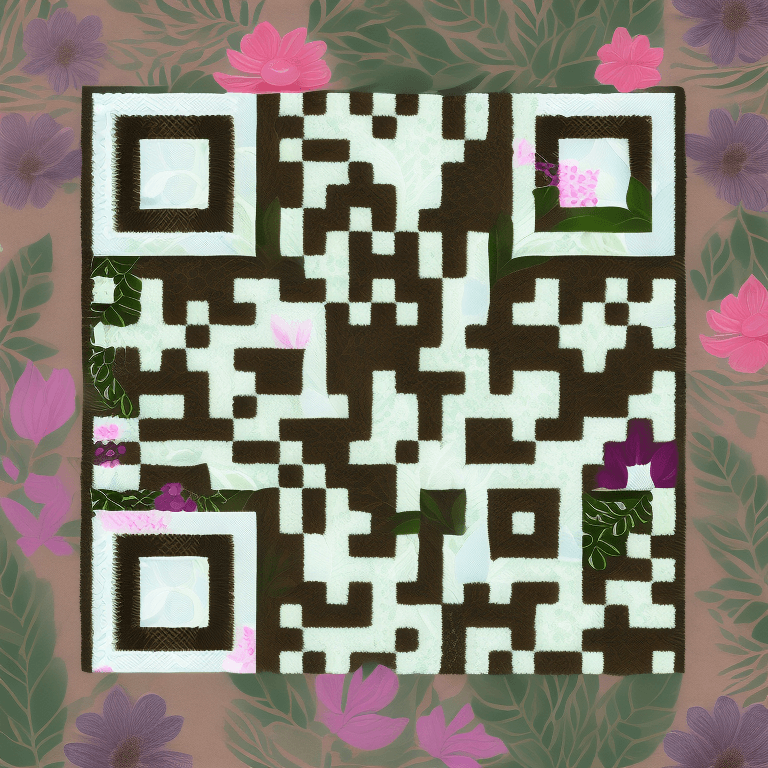 AI-generated QR code design example #1